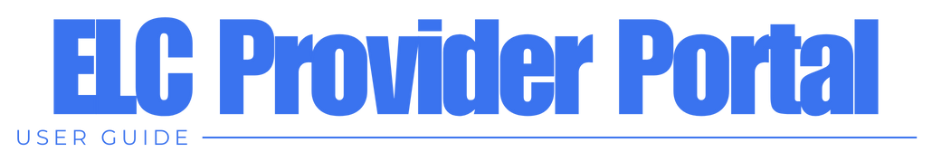 ELC Provider Portal​